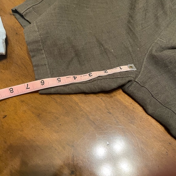 ABERCROMBIE & FITCH Drawstring Pull On Linen Blend Shorts‎ - Picture 7 of 9